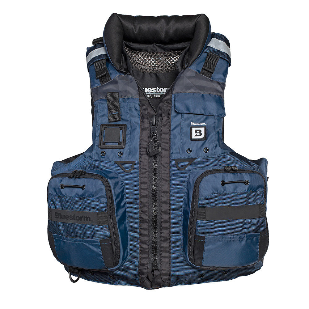 Bluestorm Classic Adult Fishing Life Jacket - Deep Blue - L/XL [BS-70B-NAV-L/XL]