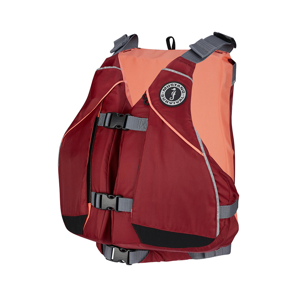 Mustang Women's Moxie Foam Life Vest - M/L - Merlot/Coral [MV807502-857-M/L]