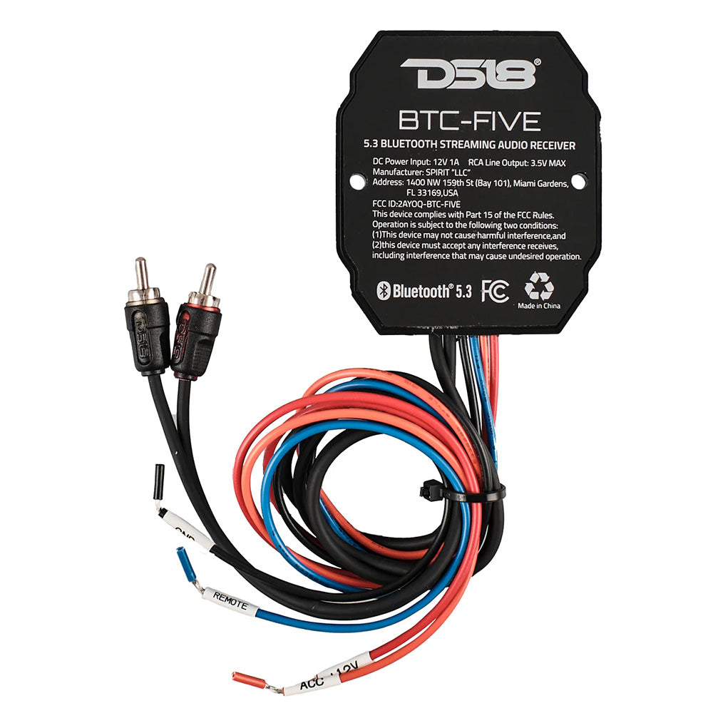 DS18 Universal Wireless Bluetooth 5.3 Audio Receiver [BTC-FIVE]