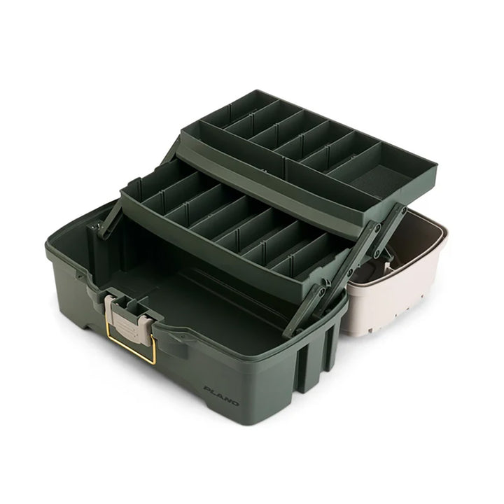 Plano Two-Tray Tackle Box - Green/Tan [P000404]