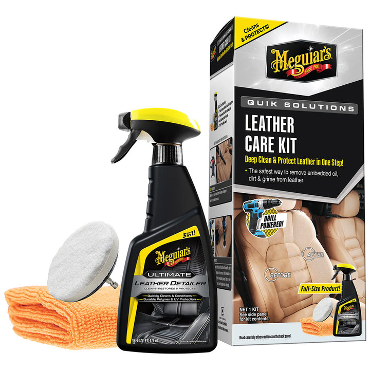 Meguiar's Quik Solutions Leather Care Kit [G55266]