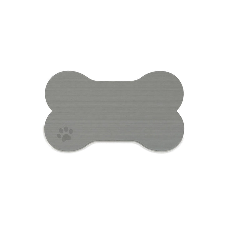 SeaDek Dog Bowl Mat - Storm Grey/Black - Small - 12" x 21" [62713-90837]