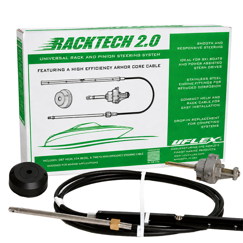 Uflex Racktech - 2.0 High Efficiency Rack  Pinion System Kit - 19&