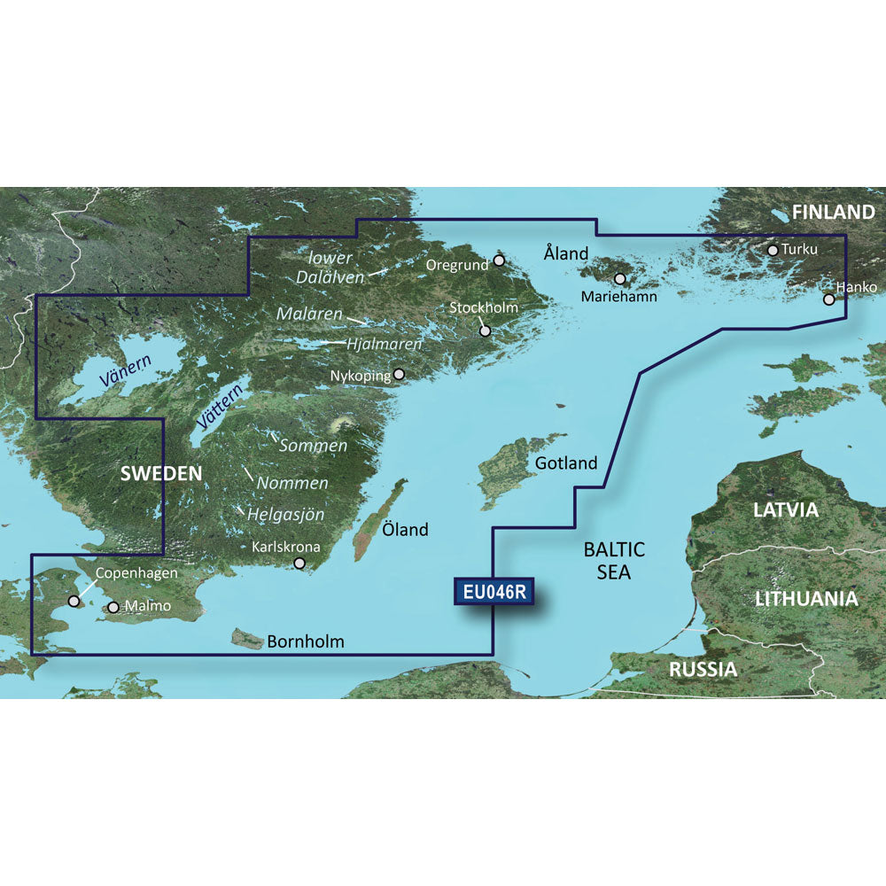 Garmin BlueChart g3 HD - HXEU046R - Oregrund Aland to Malmo - microSD/SD [010-C0782-20]