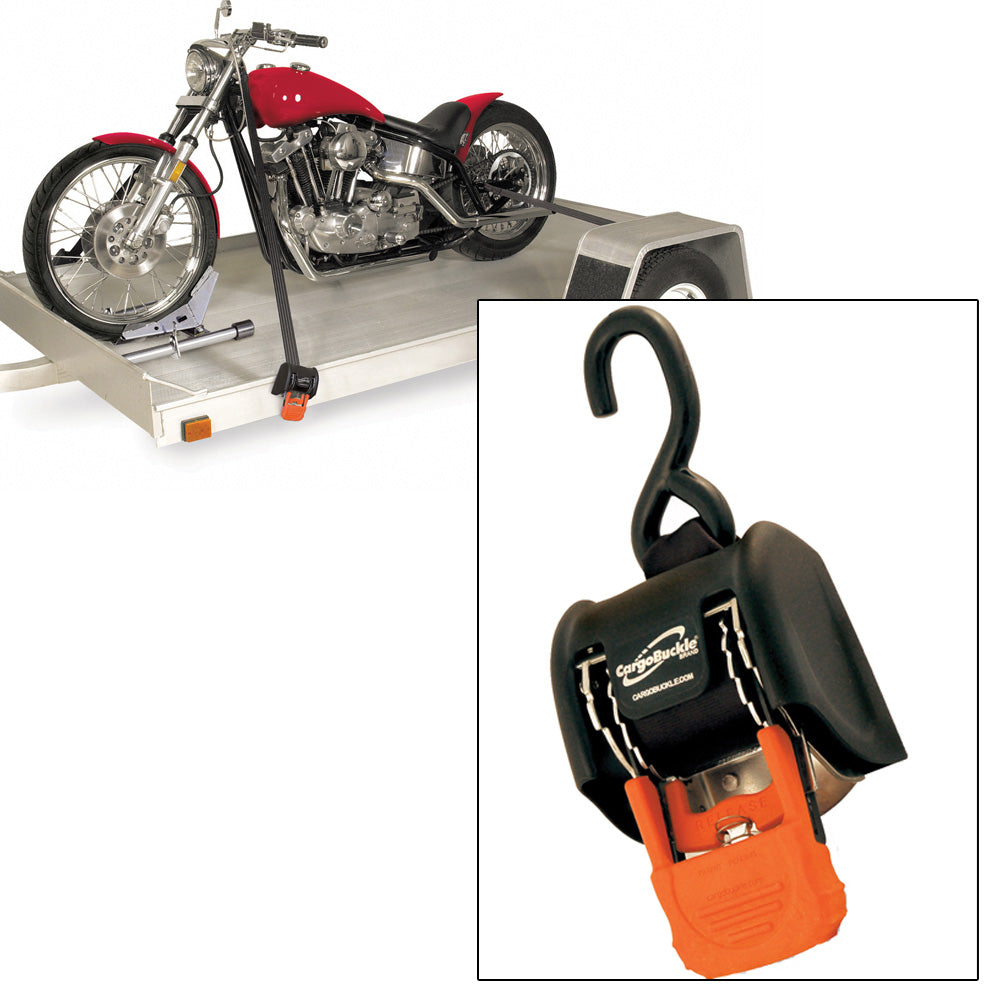 CargoBuckle G3 Retractable Ratchet Tie-Down - 2" x 72" - Pair [F18800]