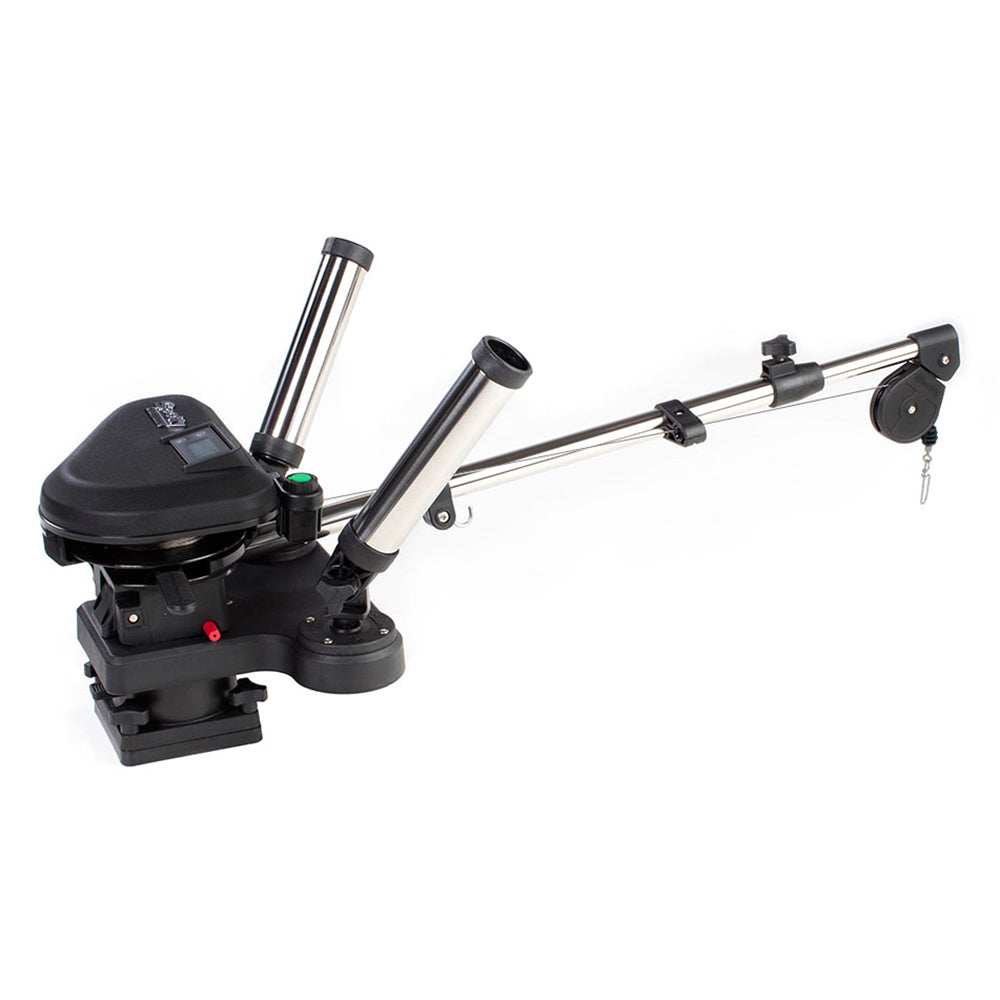 Scotty 2116 HP Depthpower Electric Downrigger 60" SS Telescoping Boom w/Swivel Base - Dual Rod Holder [2116]