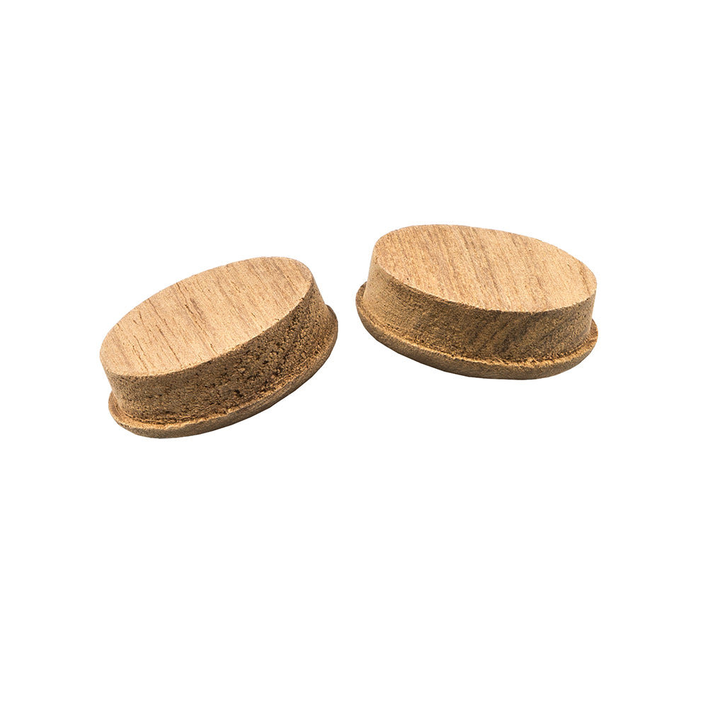 Whitecap Teak Round Drawer Pull - 1-3/8" Round - 2 Pack [60127-A]