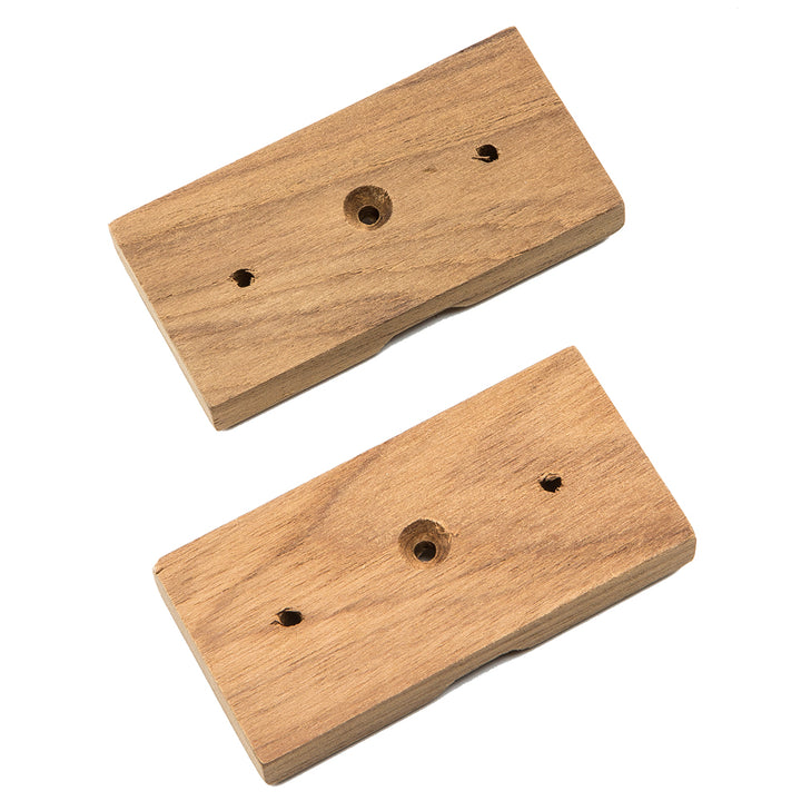 Whitecap Teak Rod Storage Rack Mounting Brackets - Pair [60609]