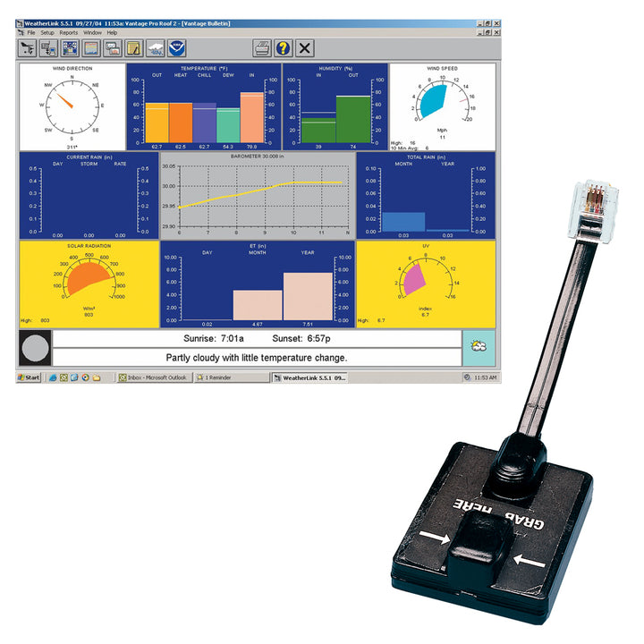 Davis WeatherLink Windows - Serial Port f/Vantage Vue &amp; Pro2 Series [6510SER]
