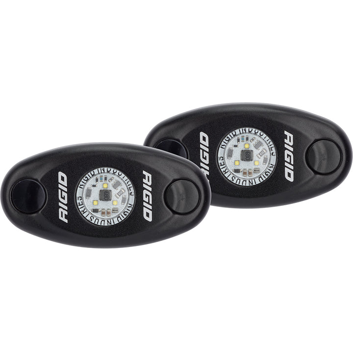 RIGID Industries A-Series Low Power Black Housing/White Light - Pair [482033]