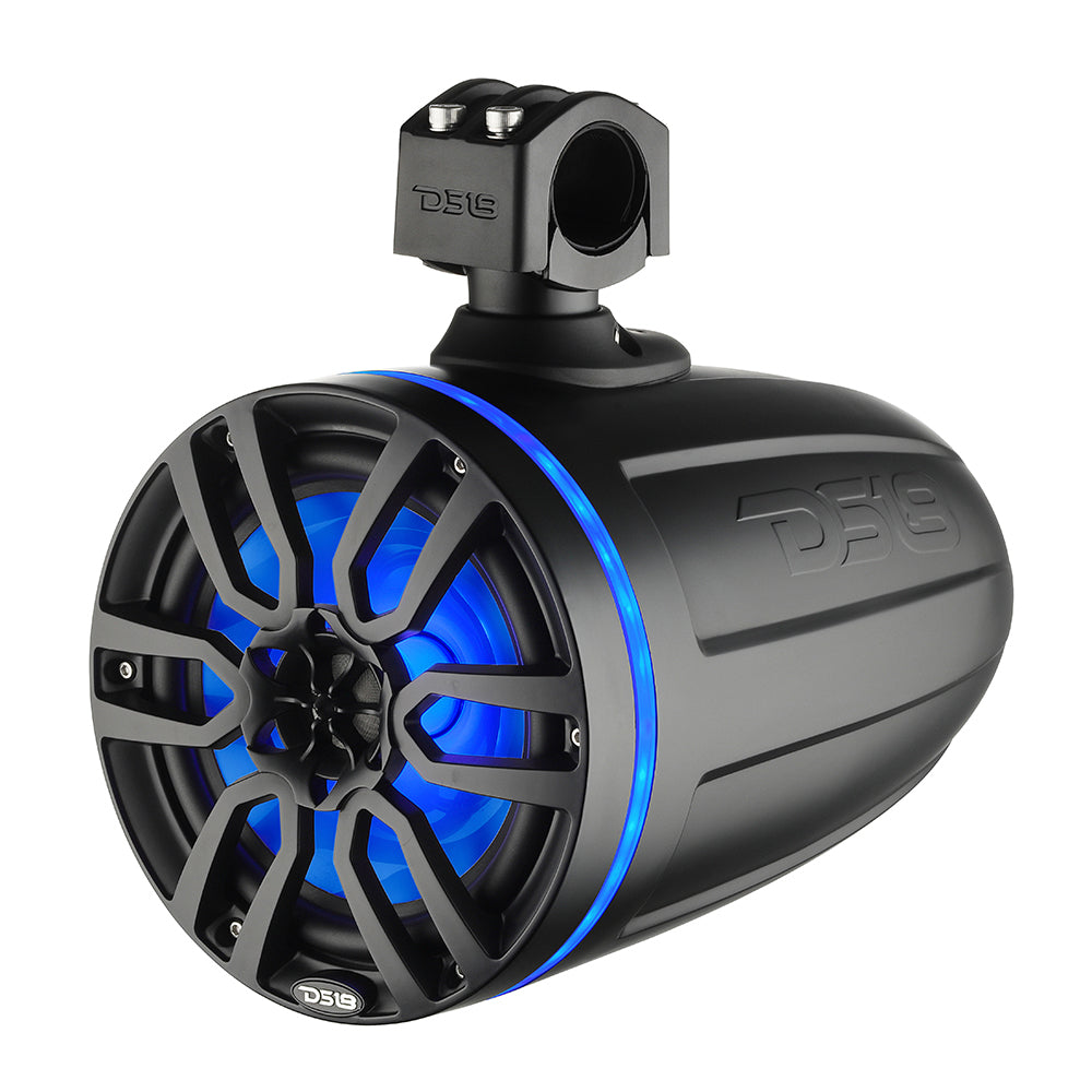 DS18 X Series HYDRO 8" Wakeboard Pod Tower Speaker w/RGB LED Light - 375W - Matte Black [NXL-X8TP/BK]