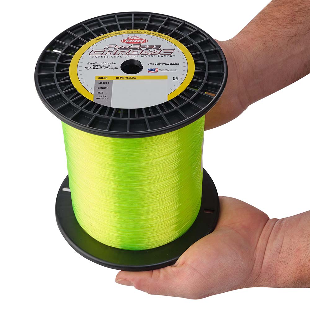 Berkley ProSpec Chrome Hi-Vis Yellow Monofilament - 60 lb - 3000 yds - PSC3B60-HVY [1543675]