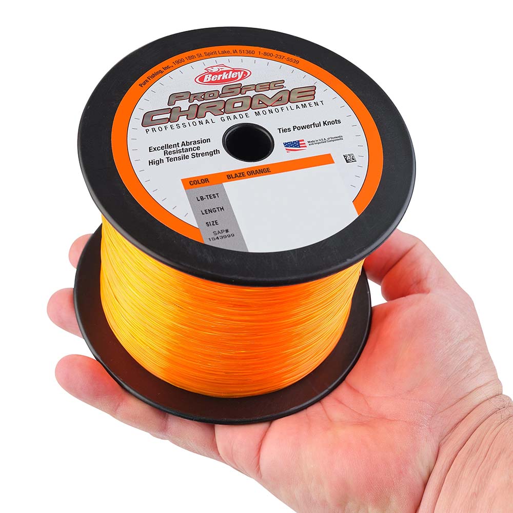 Berkley ProSpec Chrome Blaze Orange Monofilament - 60 lb - 1000 yds - PSC1B60-80 [1544001]