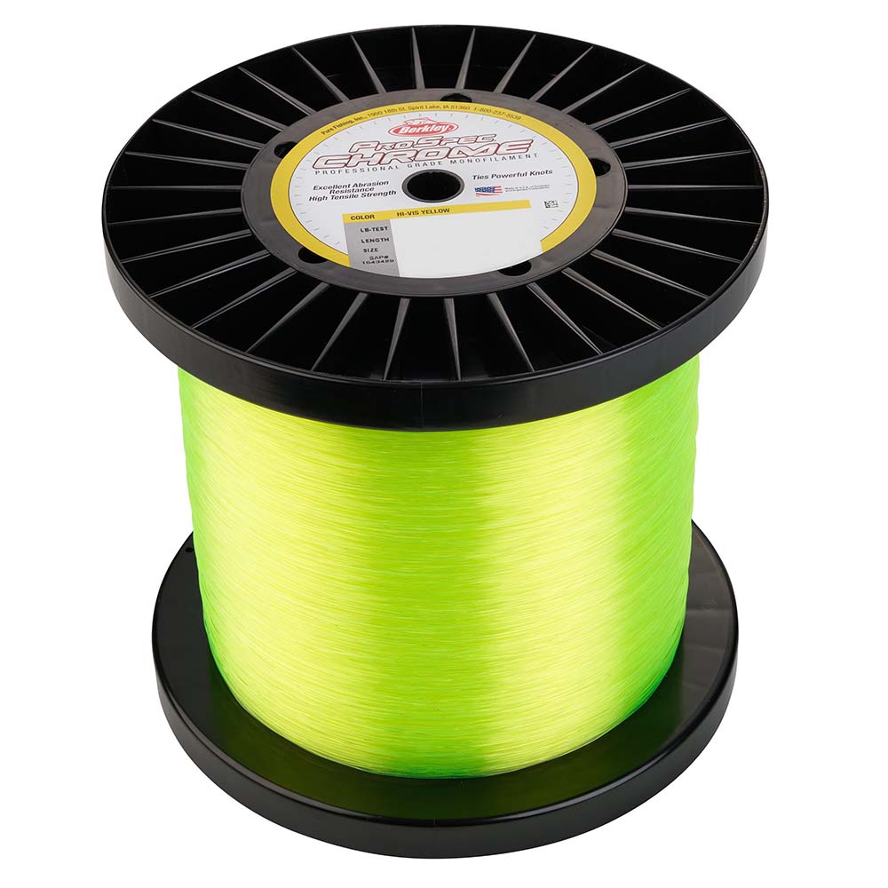 Berkley ProSpec Chrome Hi-Vis Yellow Monofilament - 50 lb - 5000 yds - PSC5B50-HVY [1543431]