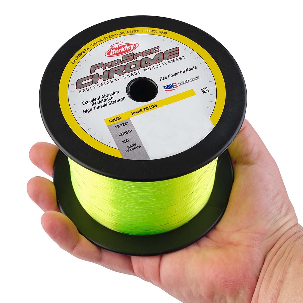 Berkley ProSpec Chrome Hi-Vis Yellow Monofilament - 40 lb - 1000 yds - PSC1B40-HVY [1543667]