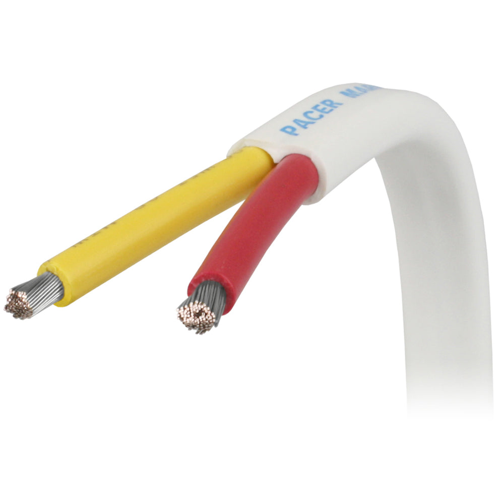 Pacer 12/2 AWG Safety Duplex Cable - Flat Cable - Red/Yellow - 500&